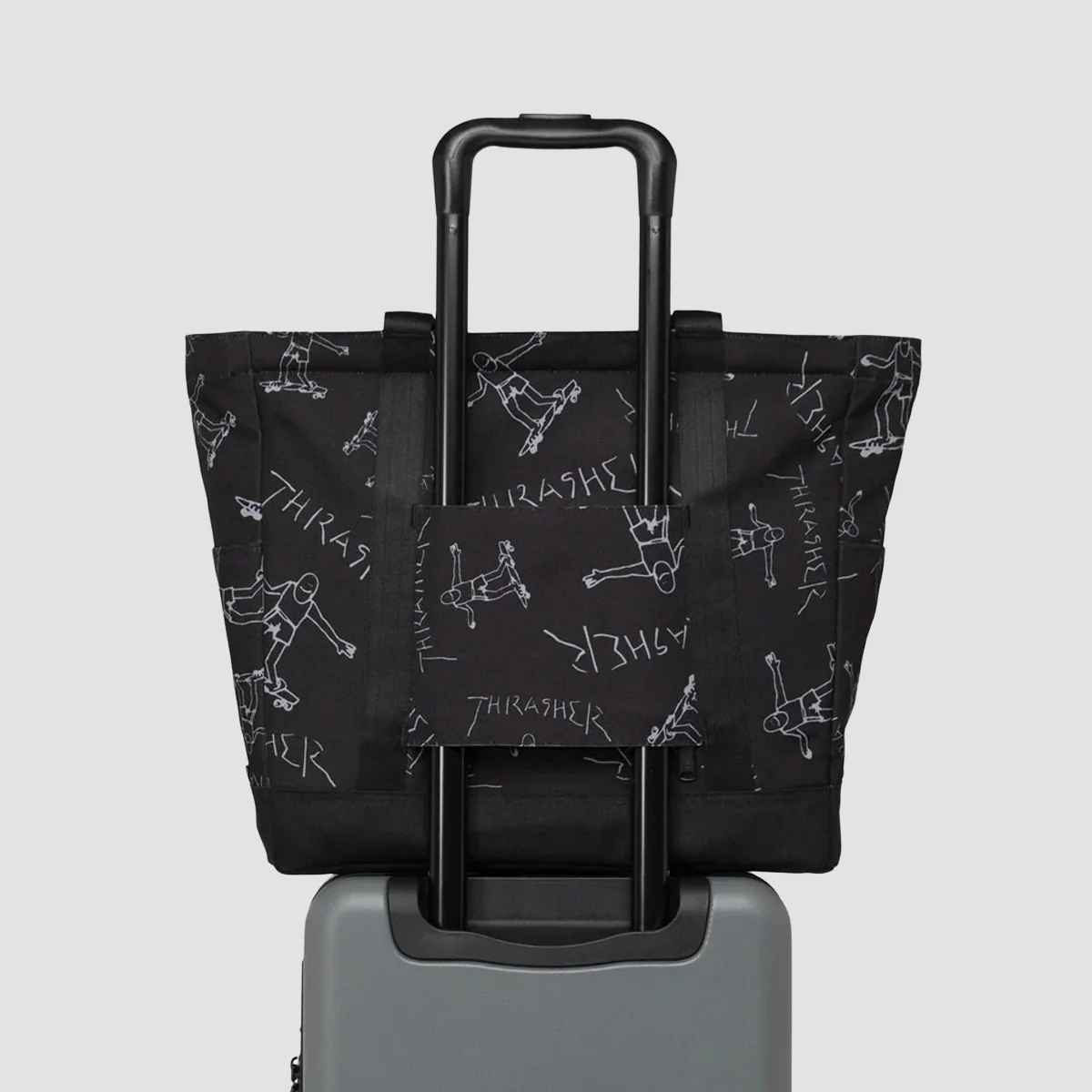 Herschel X Thrasher Gonz Heritage 24.5L Tote Bag Black - Image 3