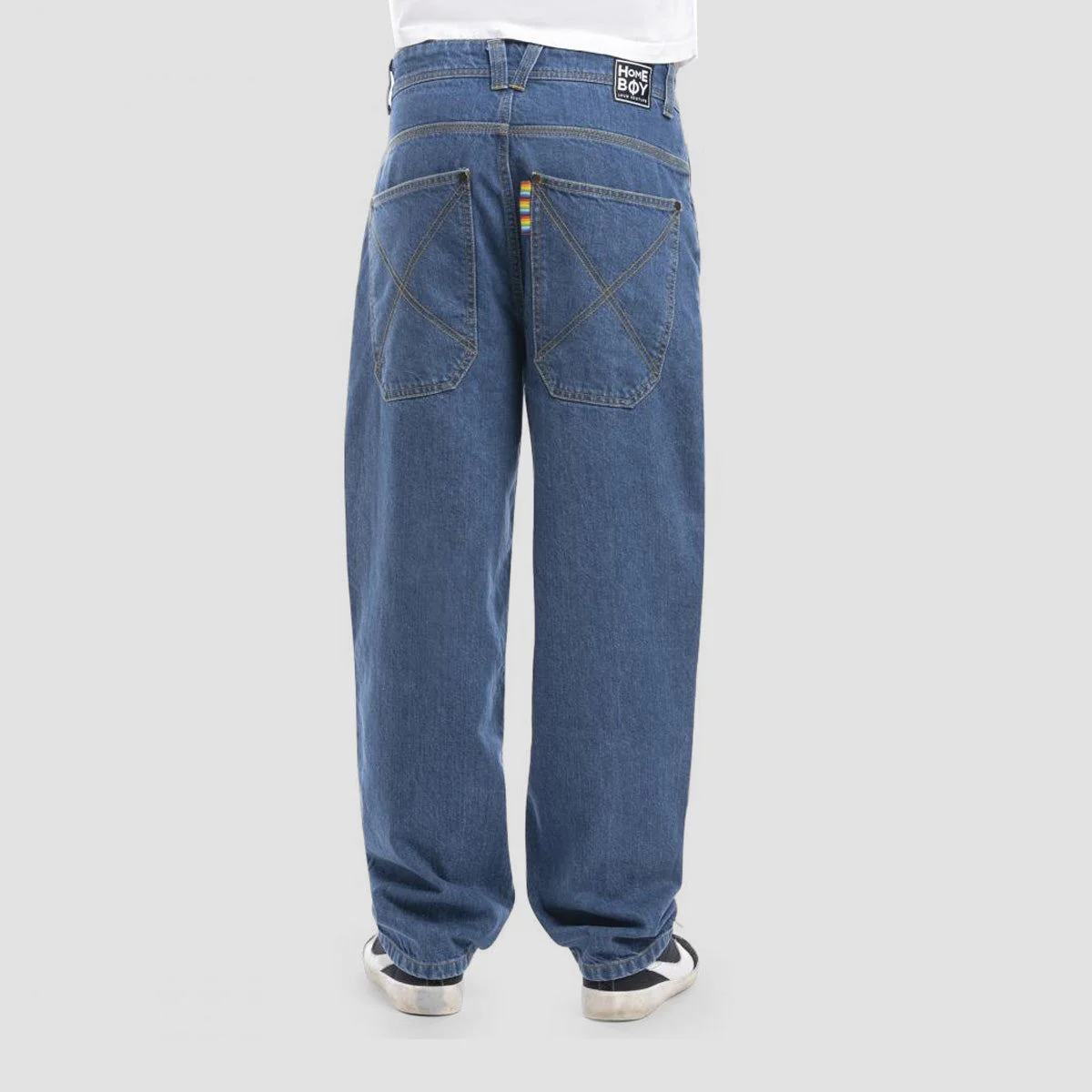 Homeboy X-tra BAGGY Jeans Washed Blue - Image 2