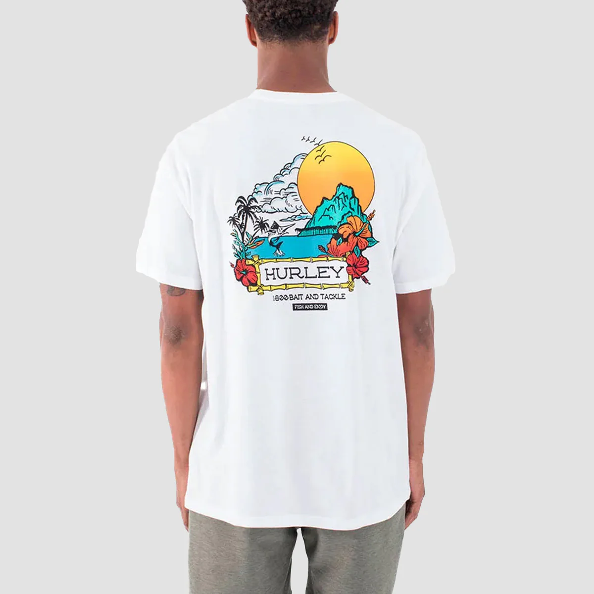 Hurley Bait T-Shirt White
