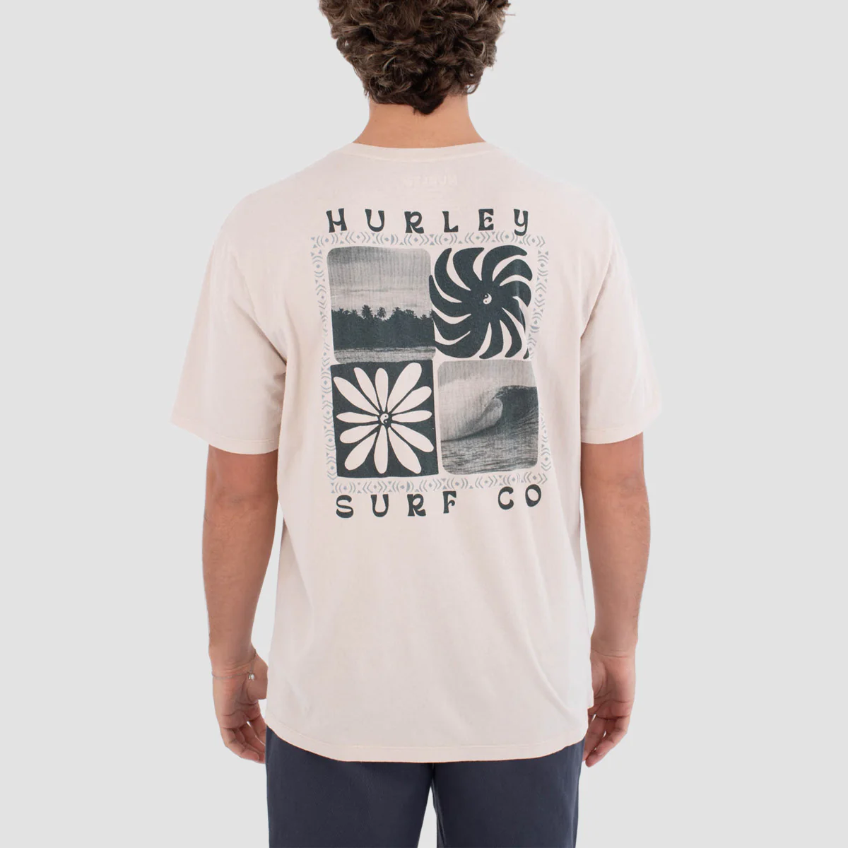 Hurley Cycles Of The Earth T-Shirt Bone
