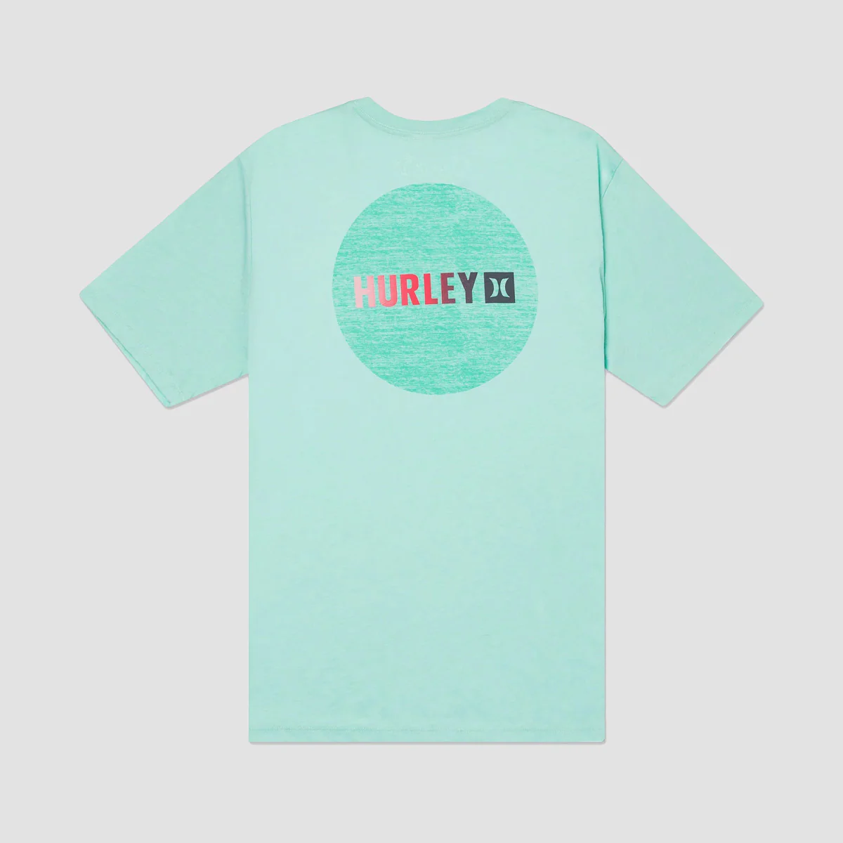 Hurley Everyday Circle Gradient T-Shirt Tropical Mist Heather - Image 2