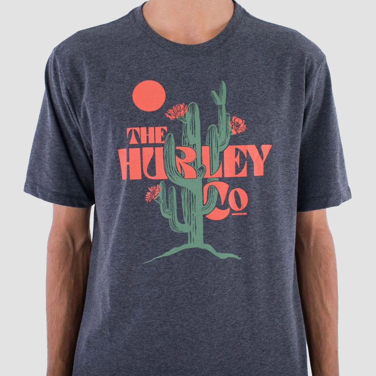Hurley Everyday Desert Days T-Shirt Black Heather - Image 2