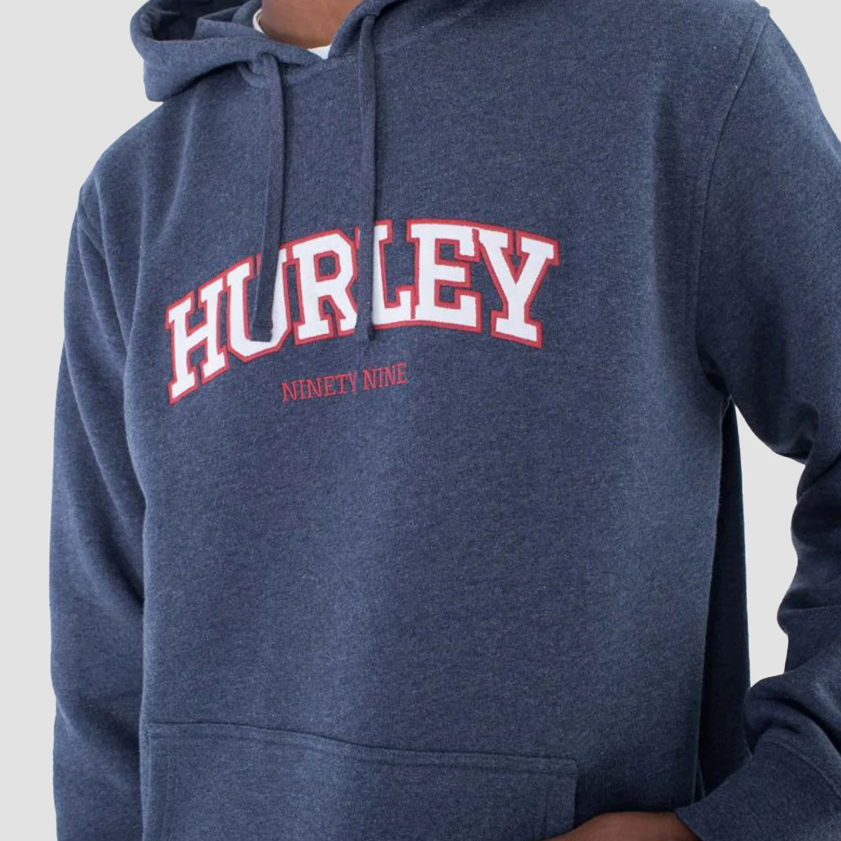 Hurley Flow Pullover Hoodie Heather Indigo - Image 2