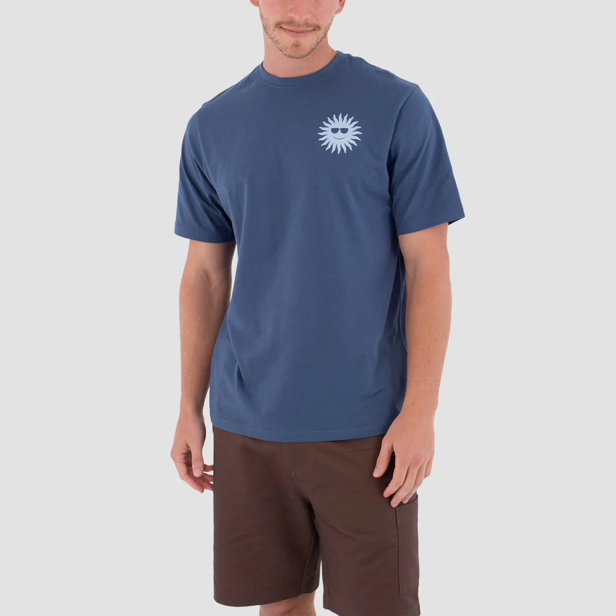 Hurley Fomo T-Shirt Grey Teal - Image 2