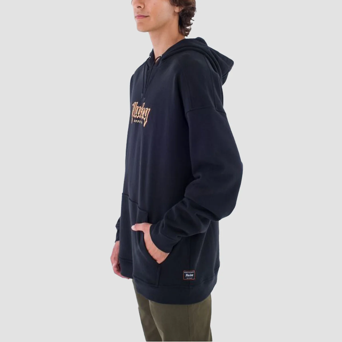 Hurley Ironclad Heaveyweight Pullover Hoodie Black - Image 2
