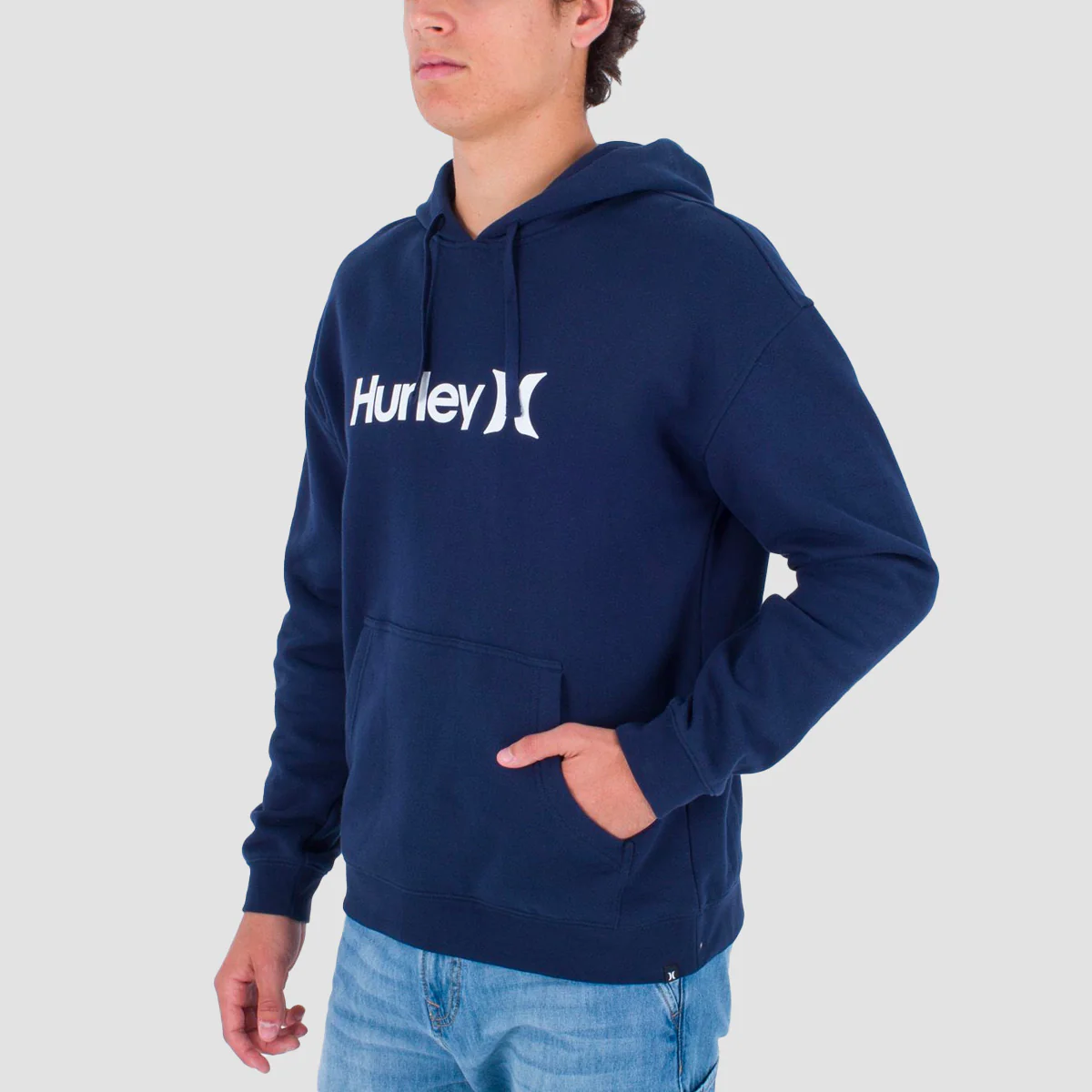Hurley OAO Solid Core Pullover Hoodie Obsidian - Image 2