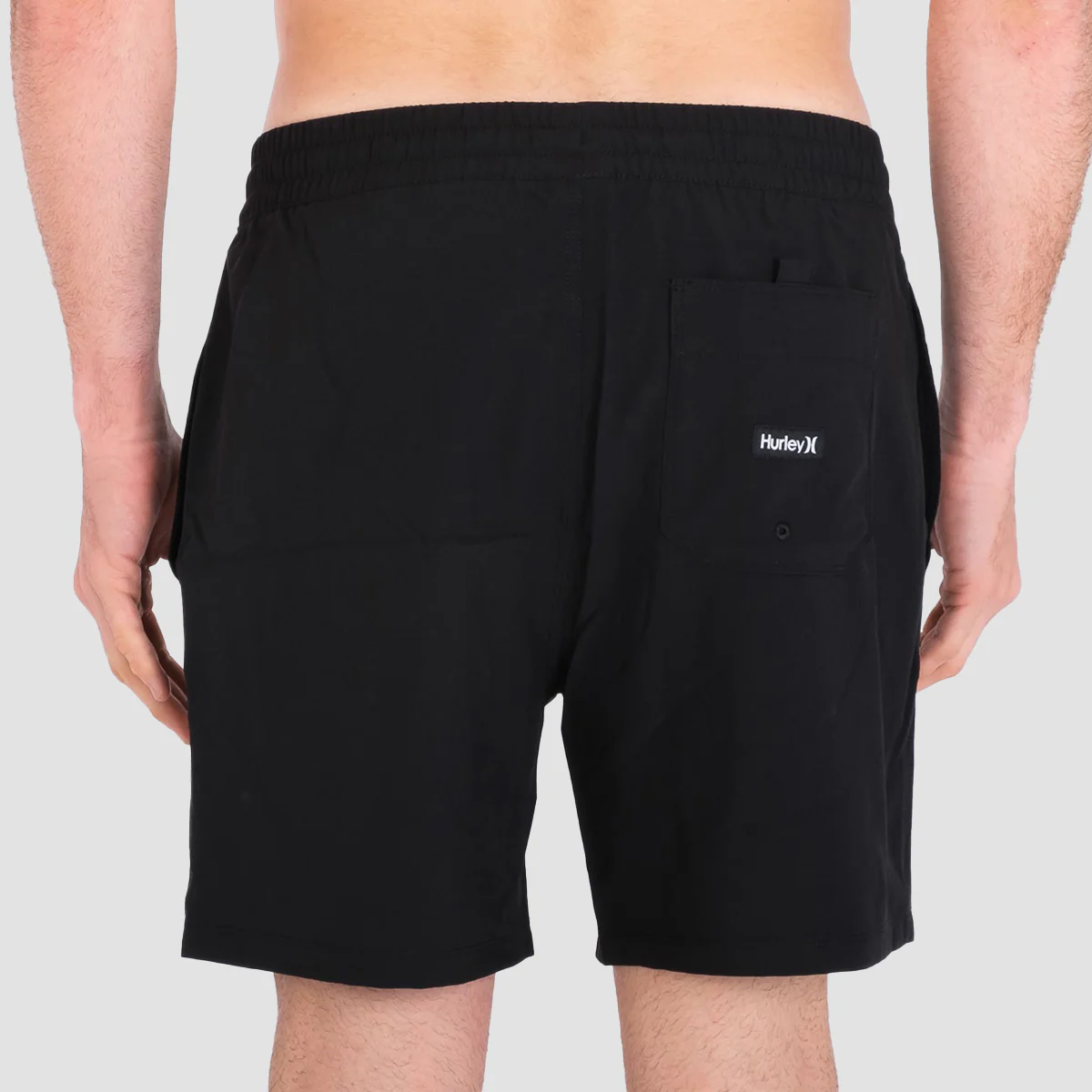 Hurley One And Only Solid 17" Volley Boardshorts Black - Image 2