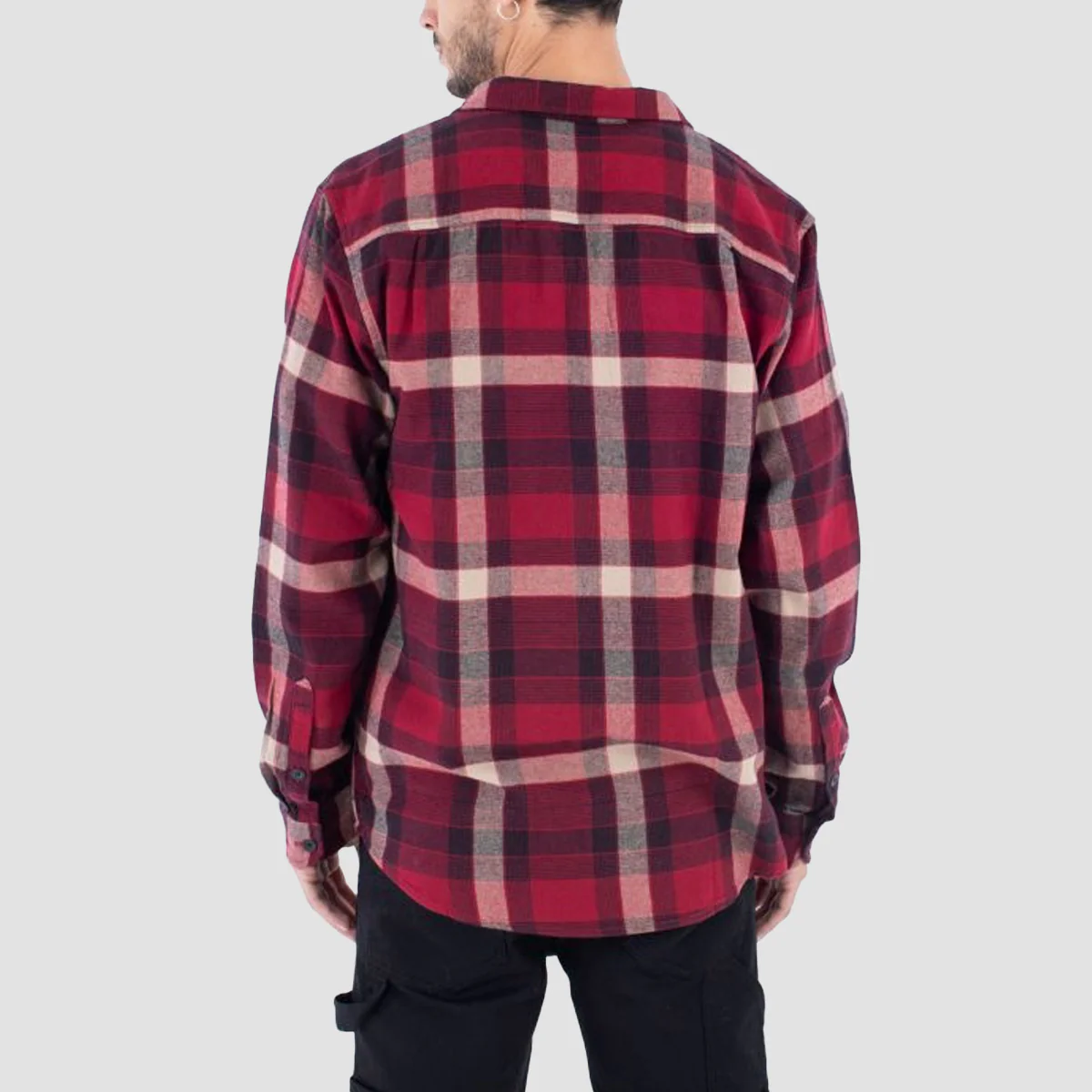 Hurley Portland Organic Flannel Longsleeve Shirt Matador - Image 2