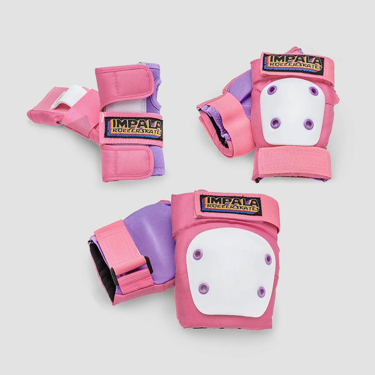 Impala Protective Pad Set Pink/Pink Patch - Kids - Image 3