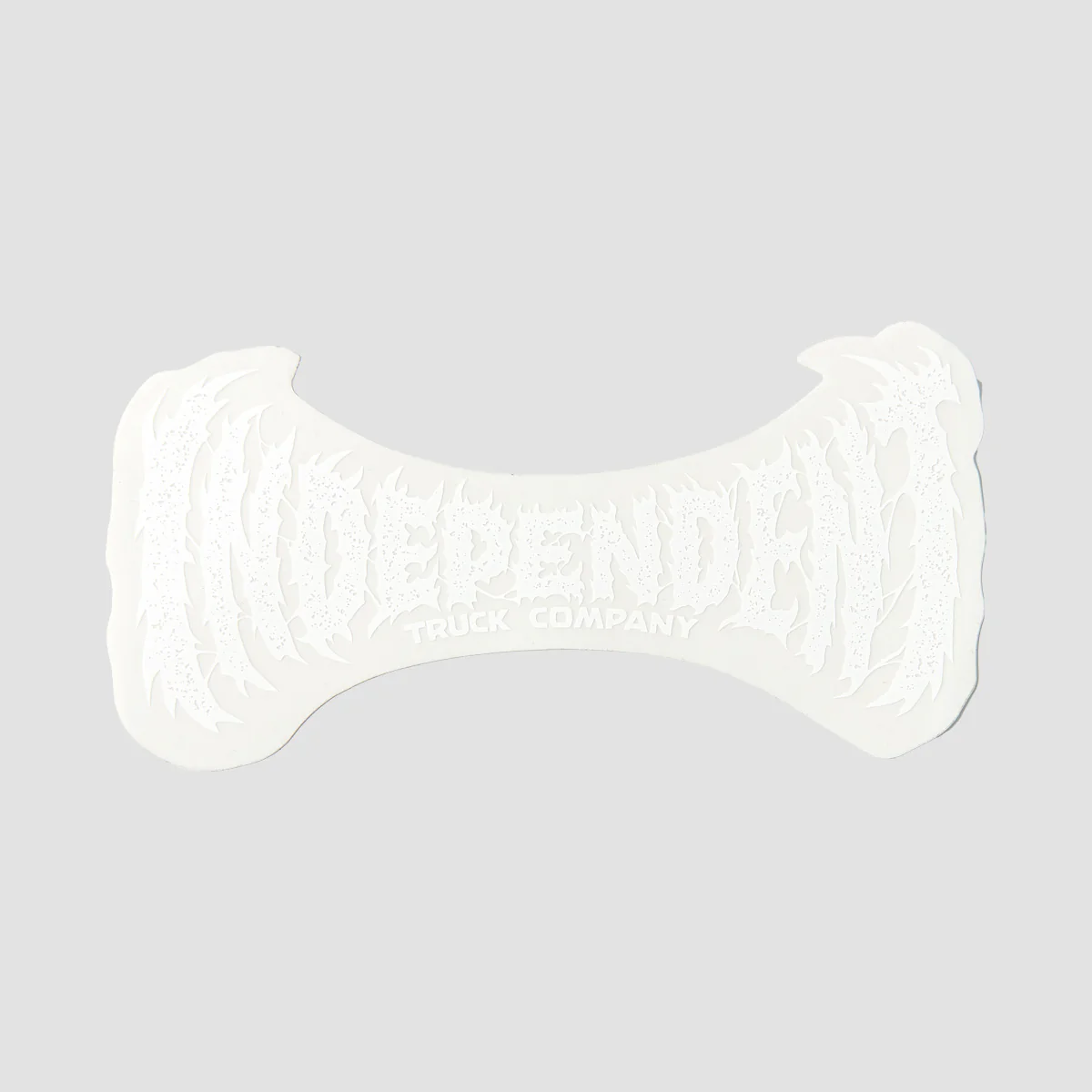 Independent Metal Span Sticker White 150x75mm