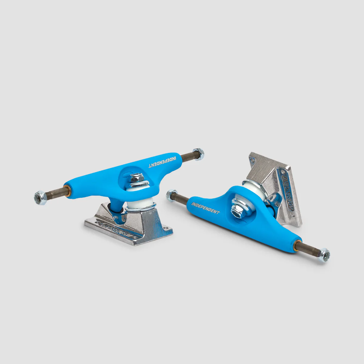 Independent Stage 11 129 BTG Speed Standard Skateboard Trucks 1 Pair Blue/Silver - 7.6" - Image 3