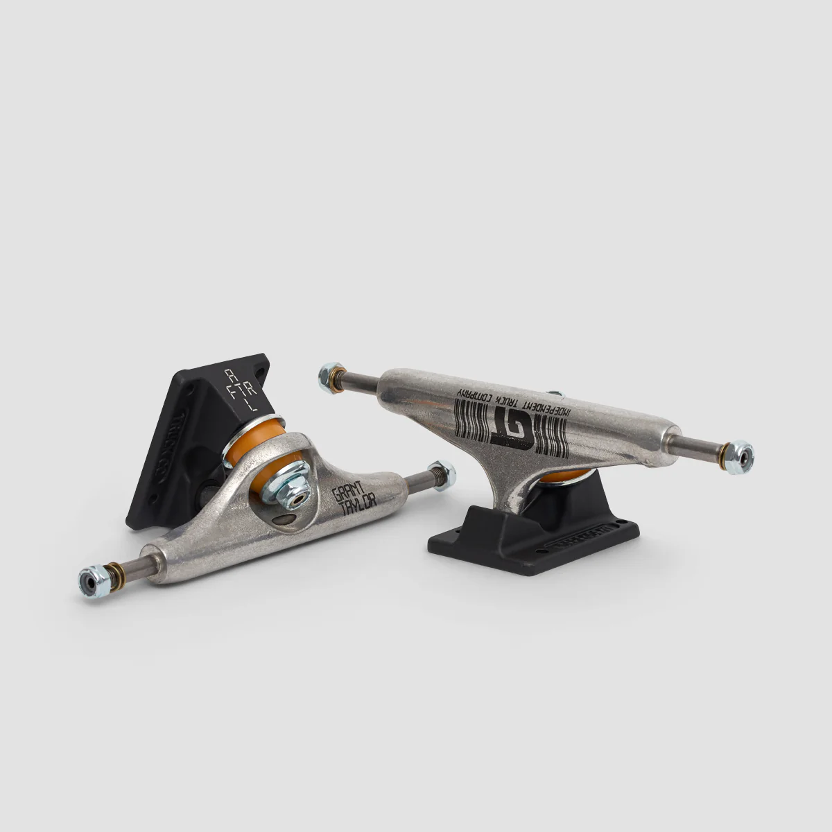 Independent Stage 11 144 Hollow Grant Taylor Barcode Skateboard Trucks 1 Pair Silver/Black- 8.25" - Image 3
