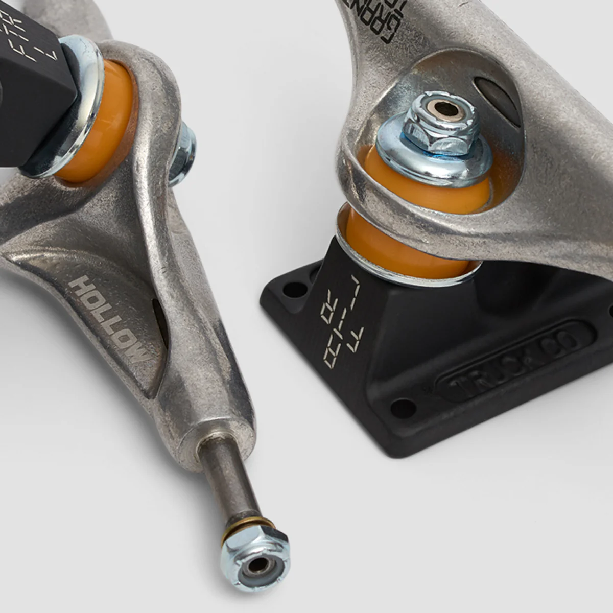 Independent Stage 11 144 Hollow Grant Taylor Barcode Skateboard Trucks 1 Pair Silver/Black- 8.25" - Image 4