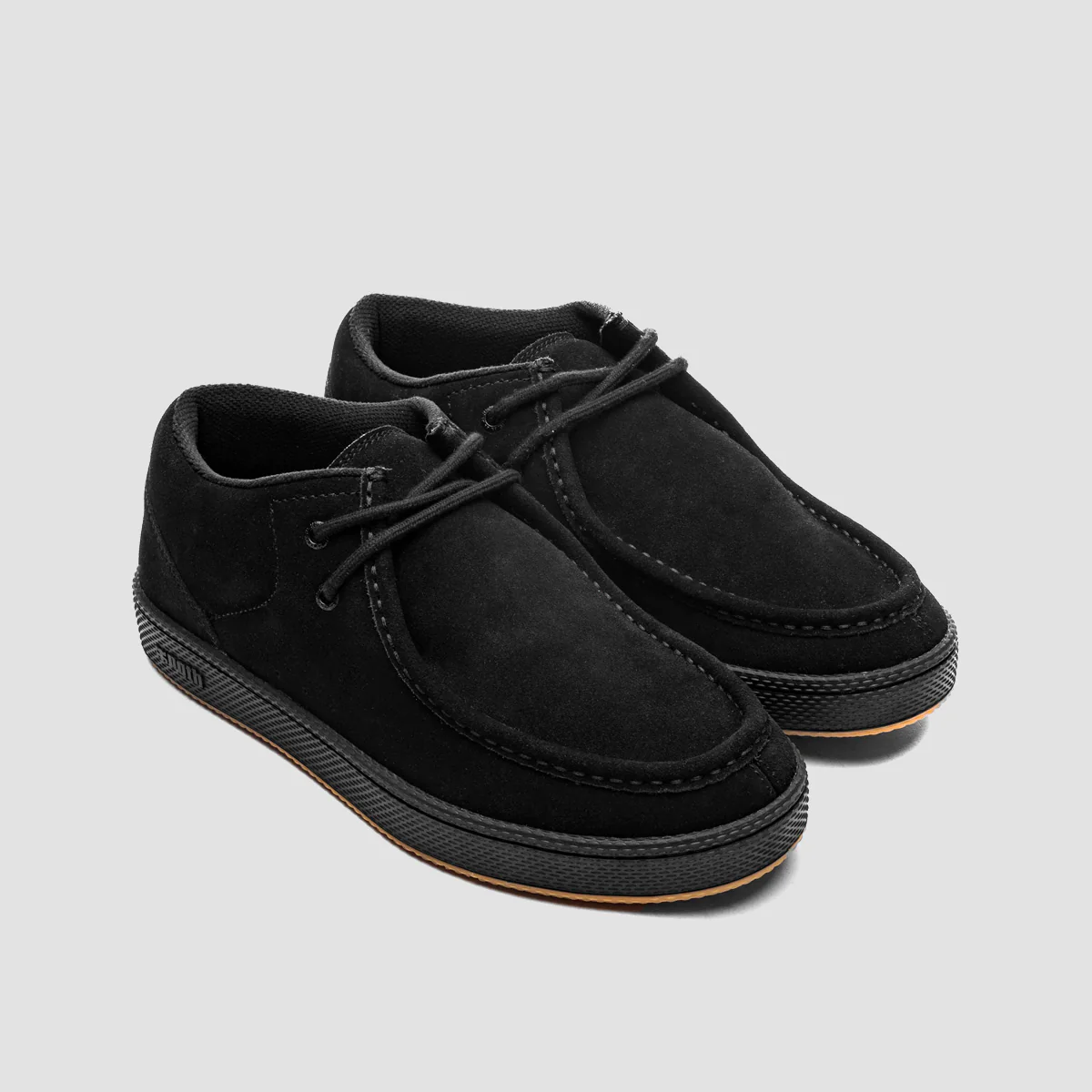IPATH Cats Mid Top Shoes - Black Suede - Image 2