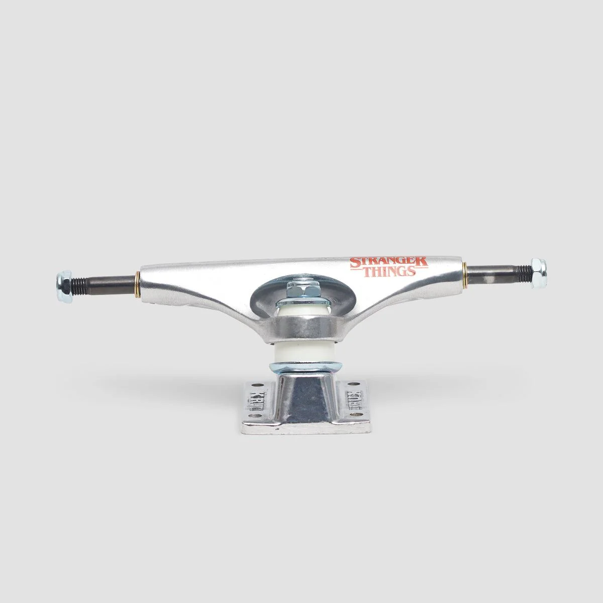 Krux X Stranger Things Crew K5 Standard Skateboard Trucks 1 Pair Polished Silver - 8" - Image 2