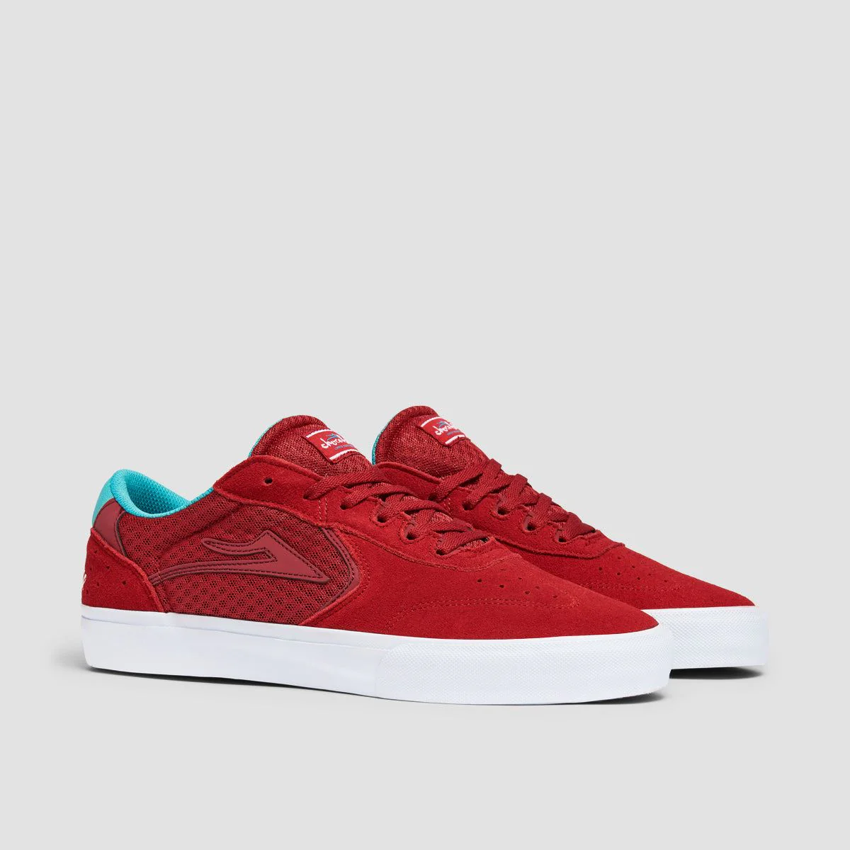 Lakai Atlantic Vulc Shoes - Red Suede - Image 2