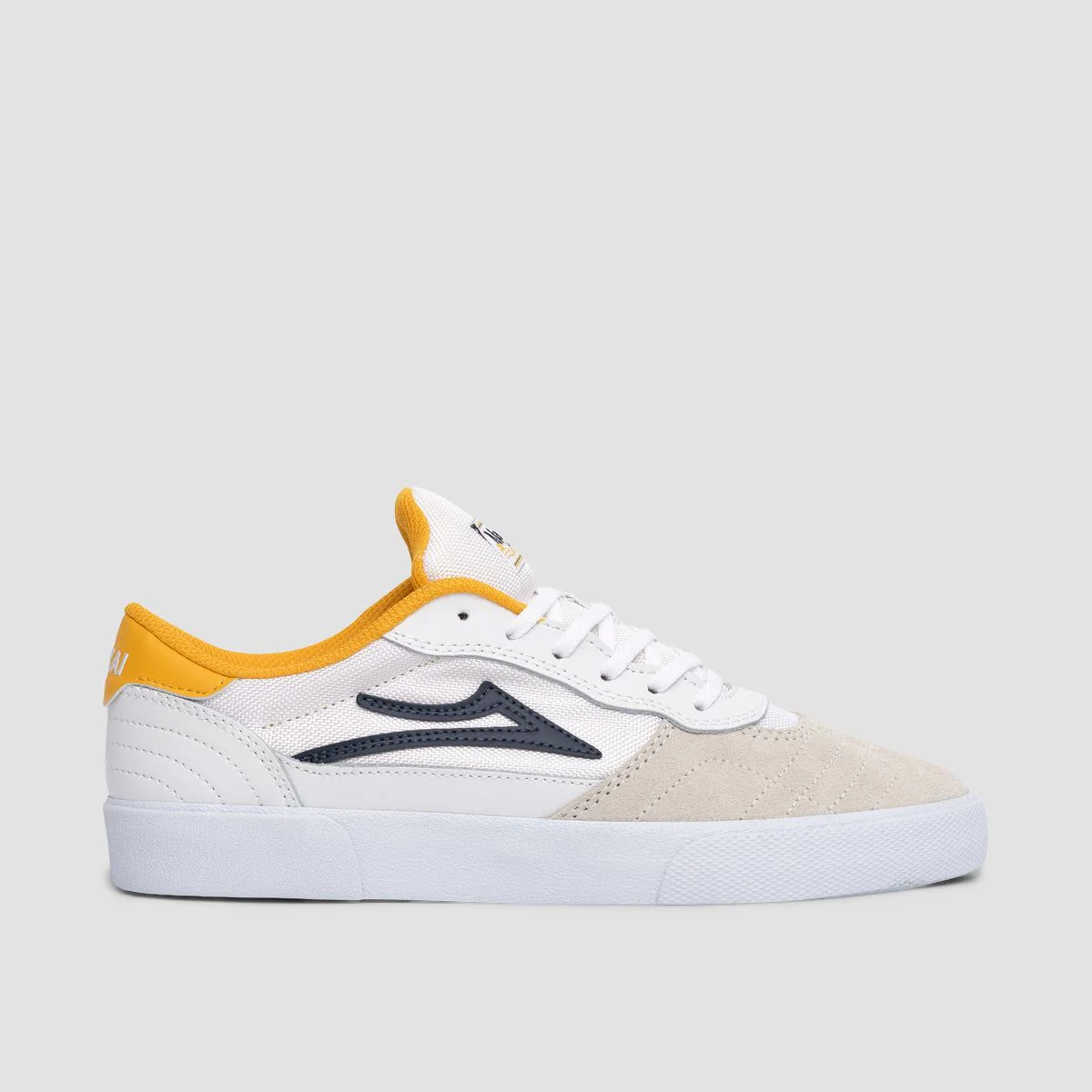 Lakai Cambridge Manch Shoes - White/Navy Suede