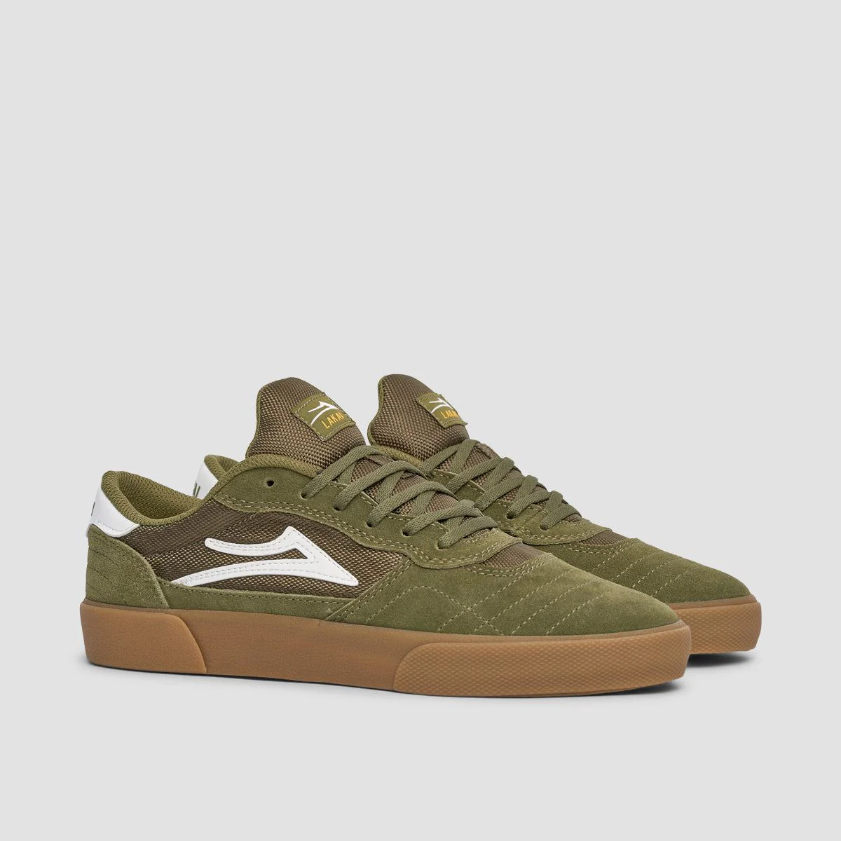Lakai Cambridge Shoes - Olive Suede - Image 2