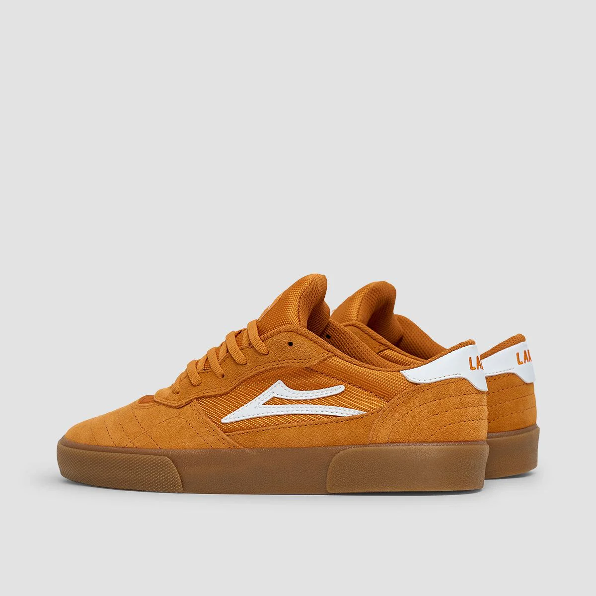 Lakai Cambridge Shoes - Orange Suede - Image 3