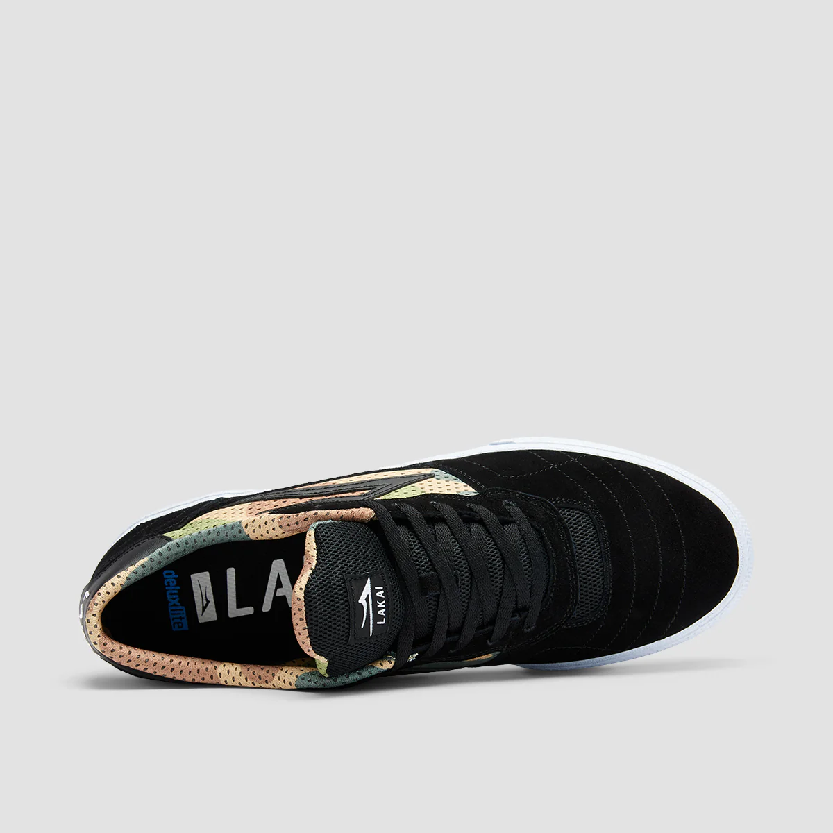 Lakai Cambridge Shoes - Black/Camo Suede - Image 4