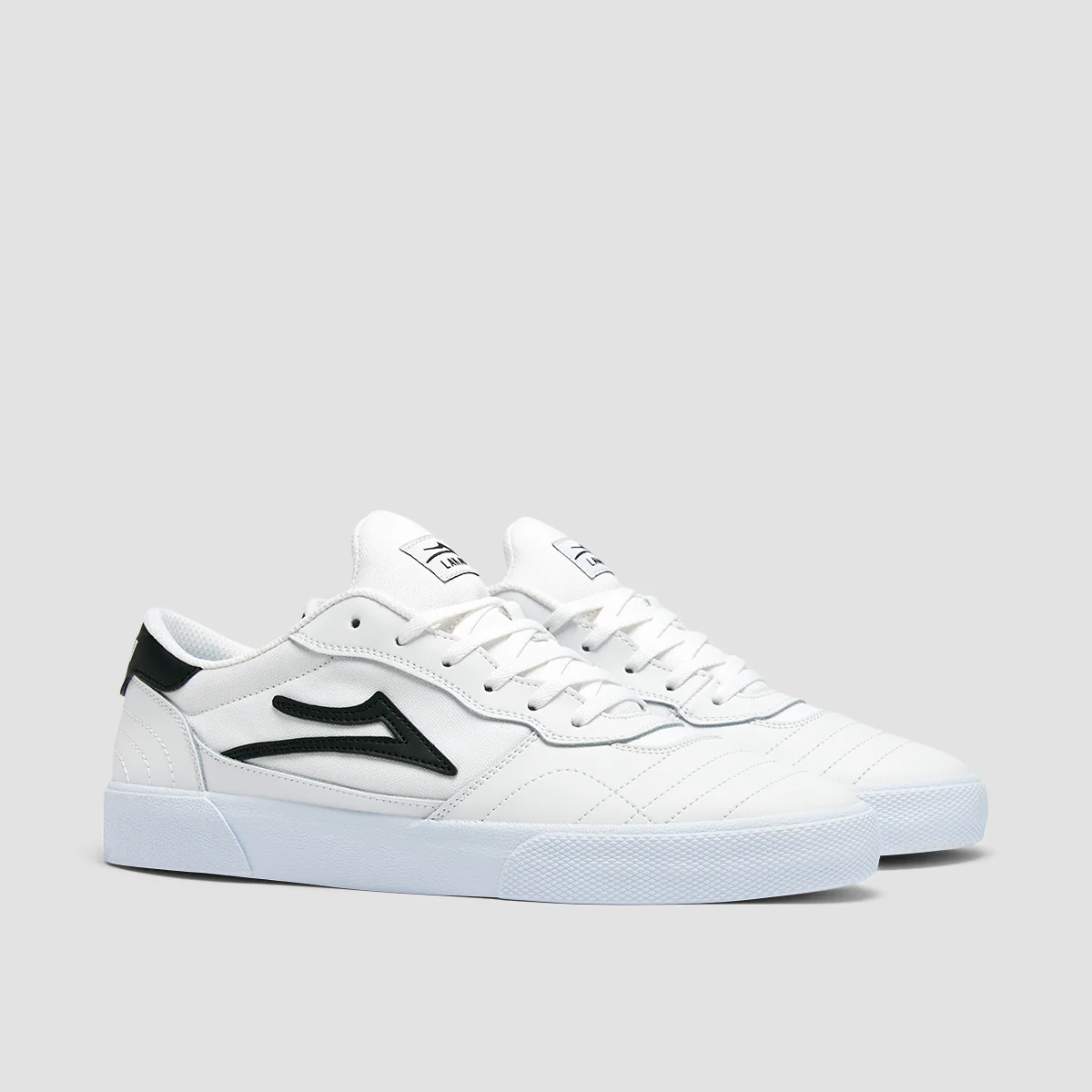 Lakai Cambridge Shoes - White Leather - Image 2