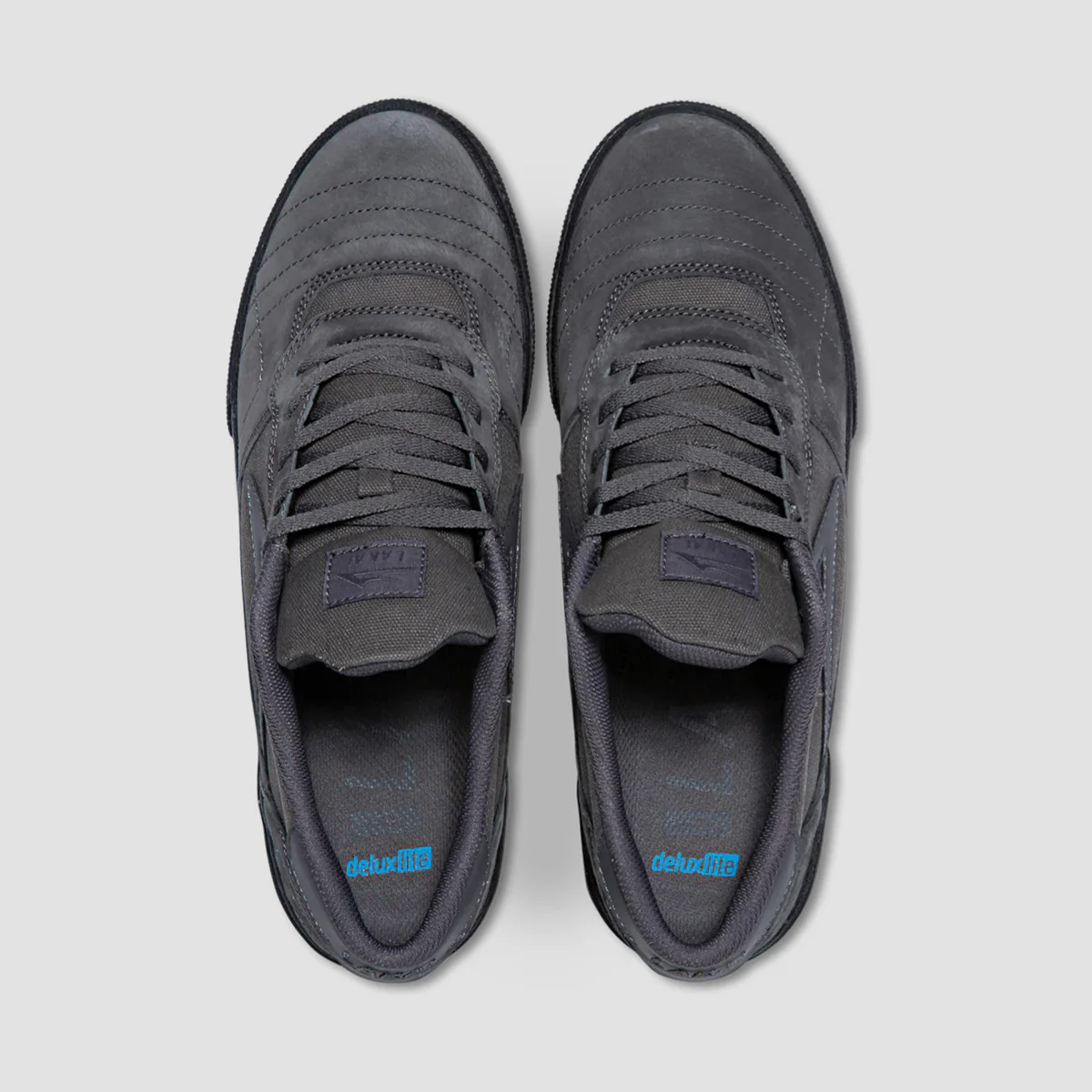 Lakai Cambridge Skate Shoes - Charcoal Suede - Image 3