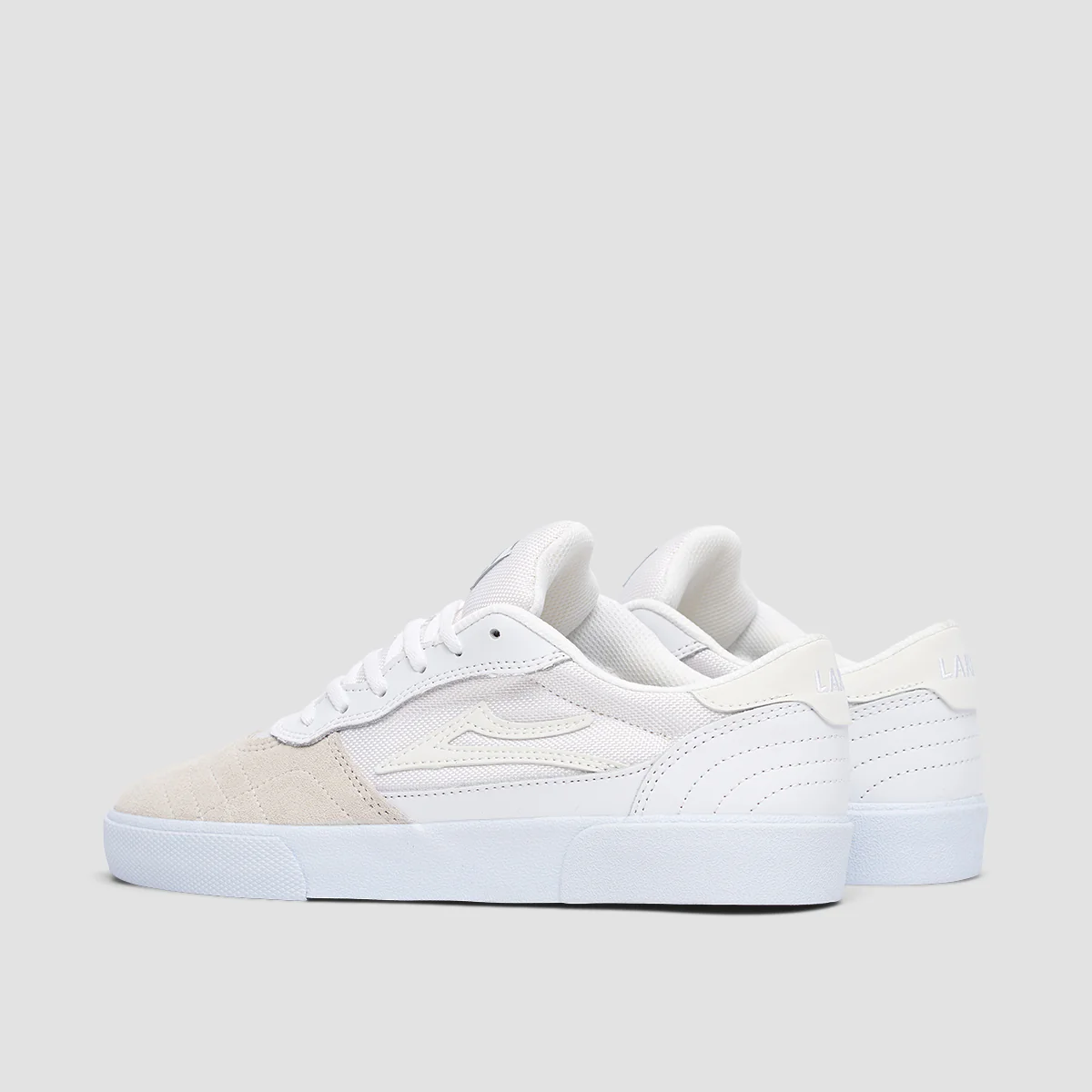 Lakai Cambridge Shoes - White/Reflective Suede - Image 3