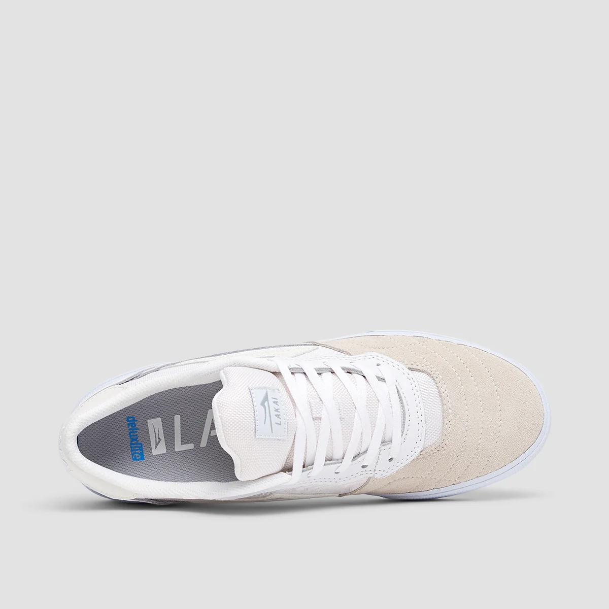 Lakai Cambridge Shoes - White/Reflective Suede - Image 4