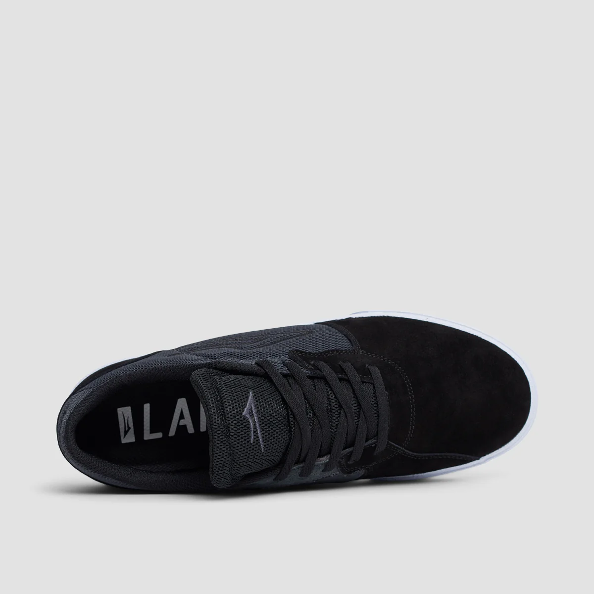 Lakai Cardiff Shoes - Black/Grey Suede - Image 4