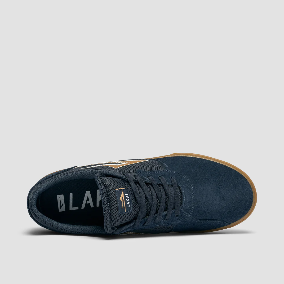 Lakai Cardiff Shoes - Navy/Gum Suede - Image 4