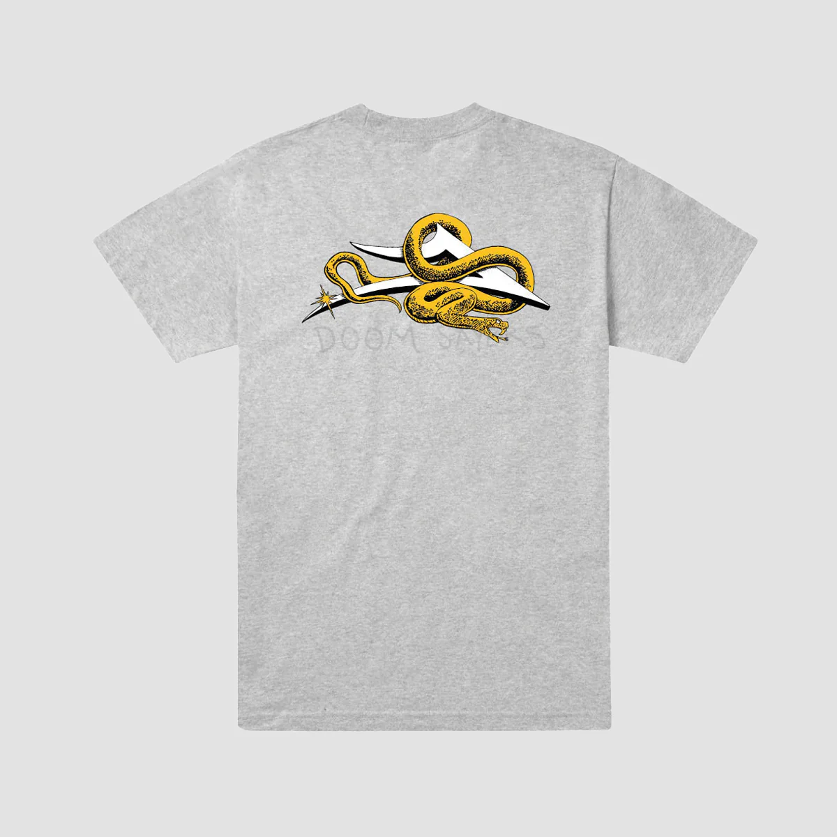 Lakai Doomsayers Flare Snake T-Shirt Heather Grey