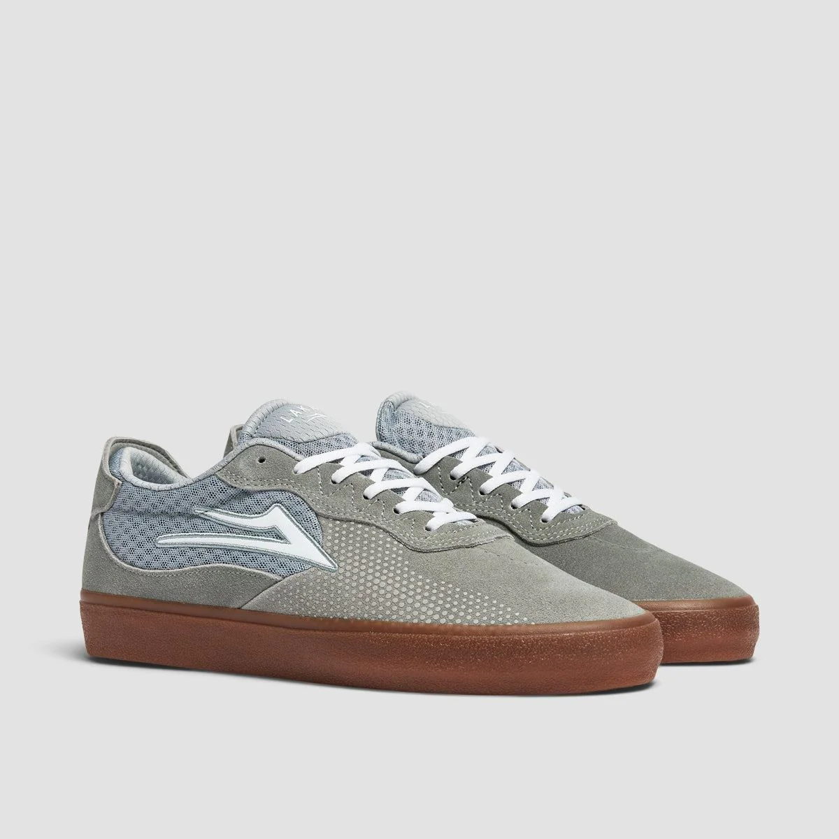Lakai Essex Shoes - Light Grey/Gum Suede - Image 2