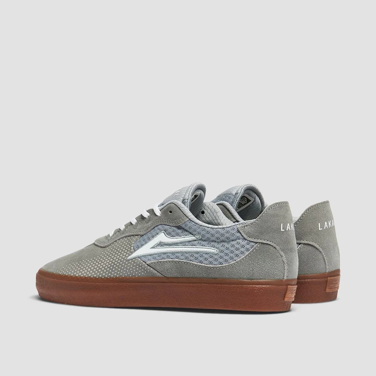 Lakai Essex Shoes - Light Grey/Gum Suede - Image 3