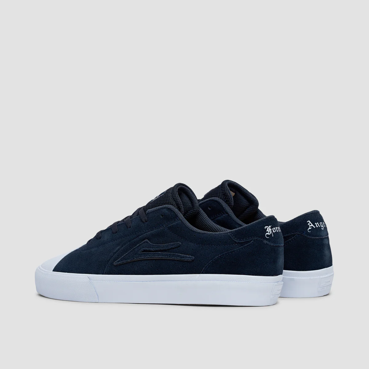 Lakai Flaco II Shoes - Navy Suede - Image 3