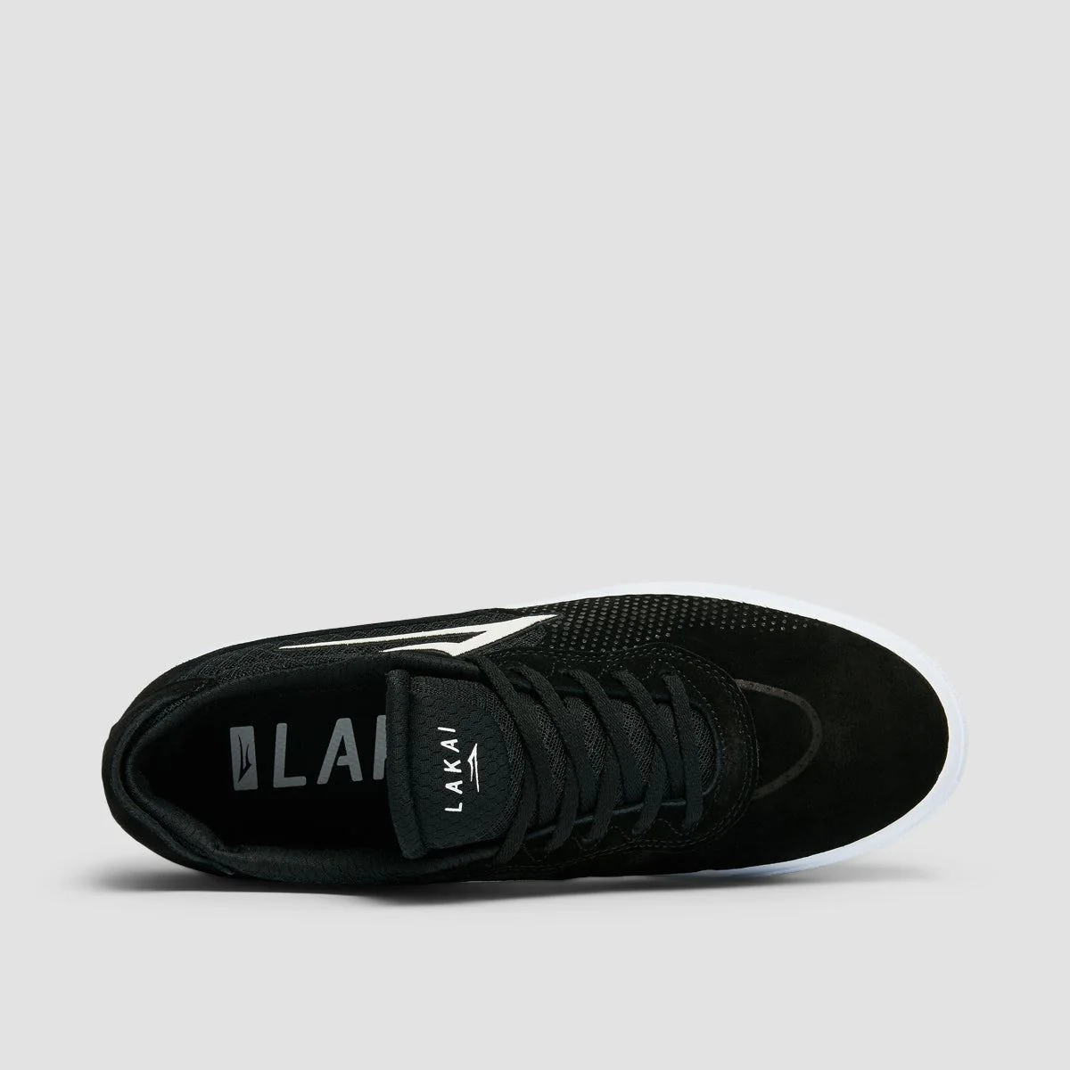 Lakai Flaco II Shoes - Black/Red Suede - Image 4