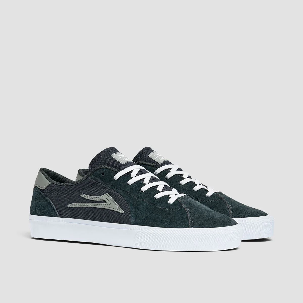 Lakai Flaco II Shoes - Charcoal Suede - Image 2