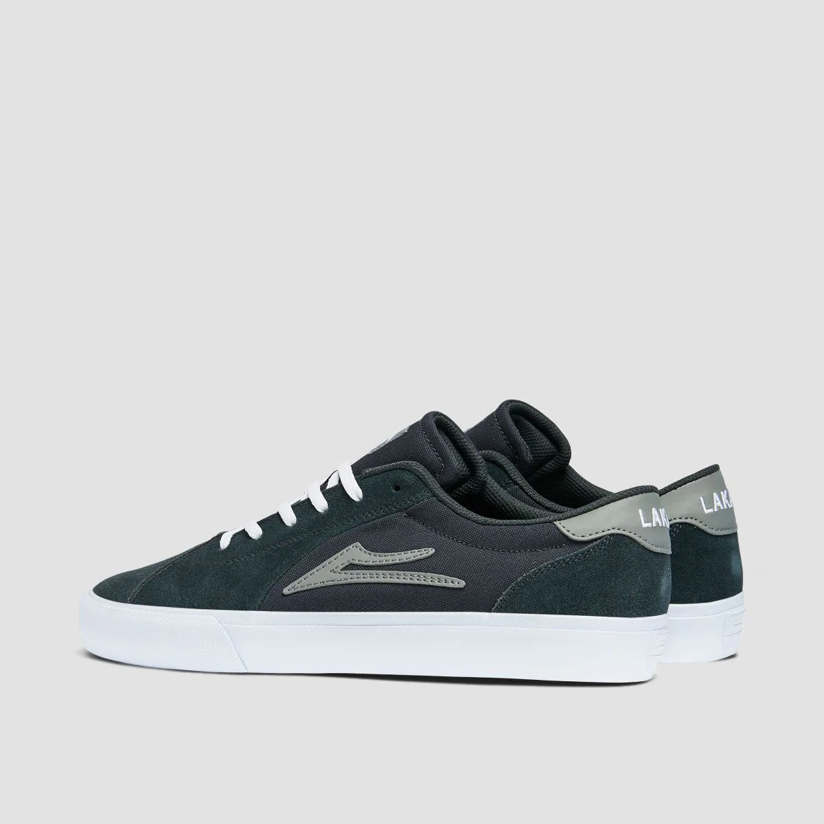 Lakai Flaco II Shoes - Charcoal Suede - Image 3