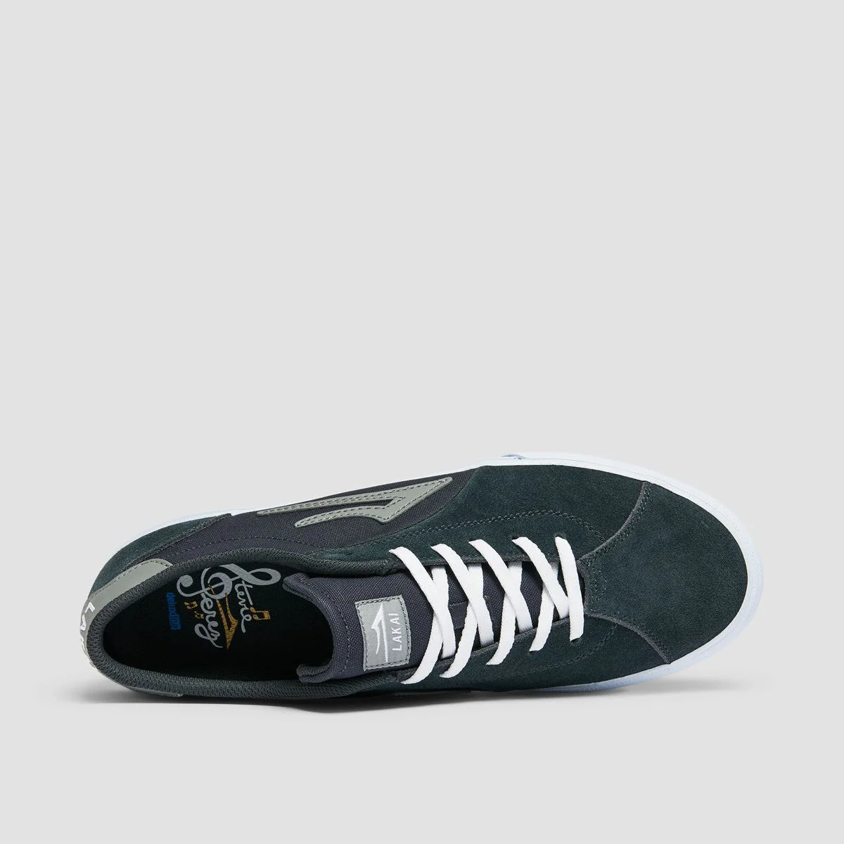 Lakai Flaco II Shoes - Charcoal Suede - Image 4