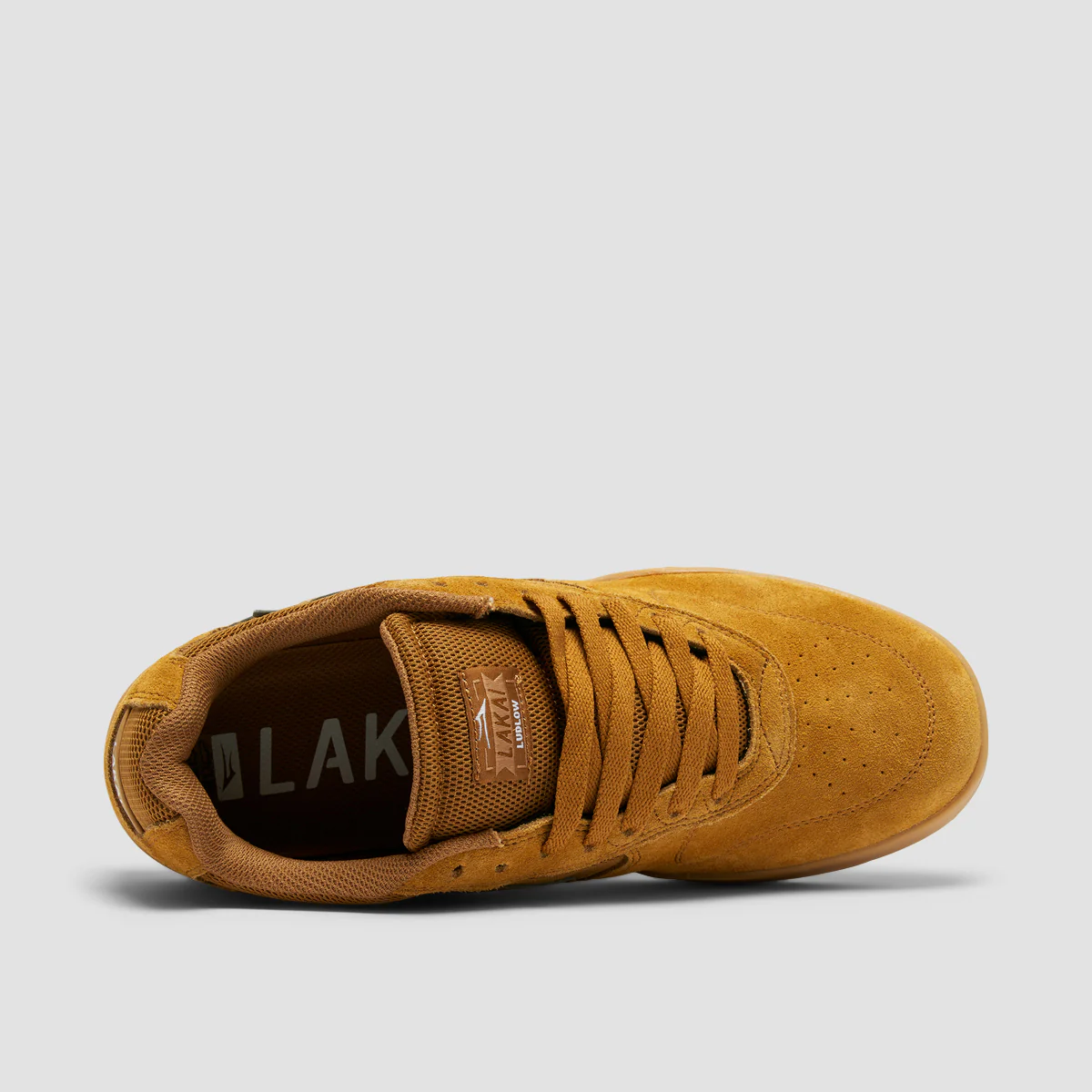 Lakai Ludlow Shoes - Walnut/Gum Suede - Image 4