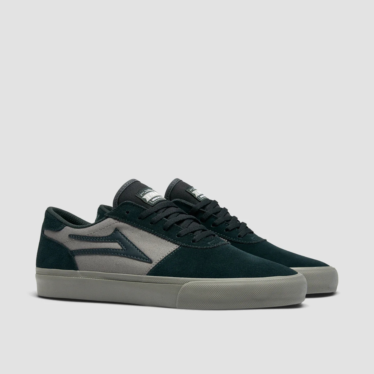 Lakai Manchester Shoes - Charcoal Suede - Image 2