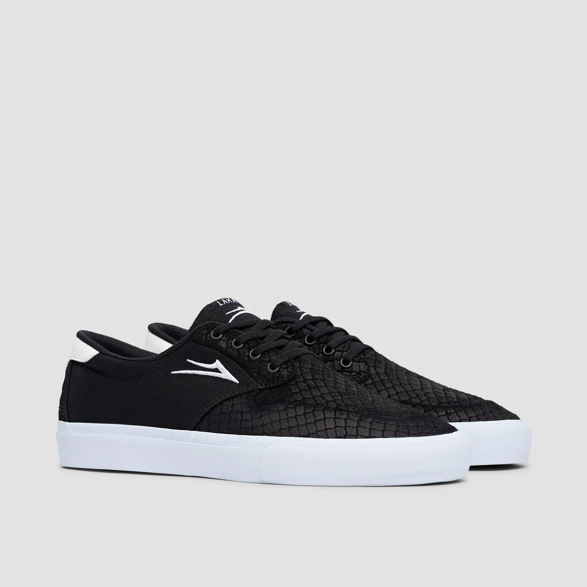 Lakai Riley 3 Shoes - Black Snake Suede - Image 2