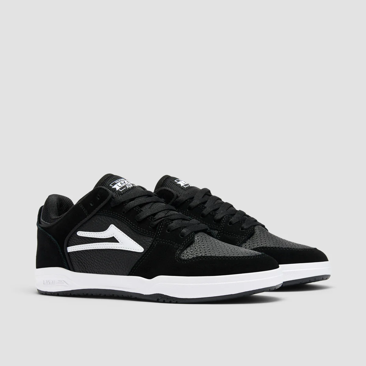 Lakai Telford Low Shoes - Black Suede - Image 2