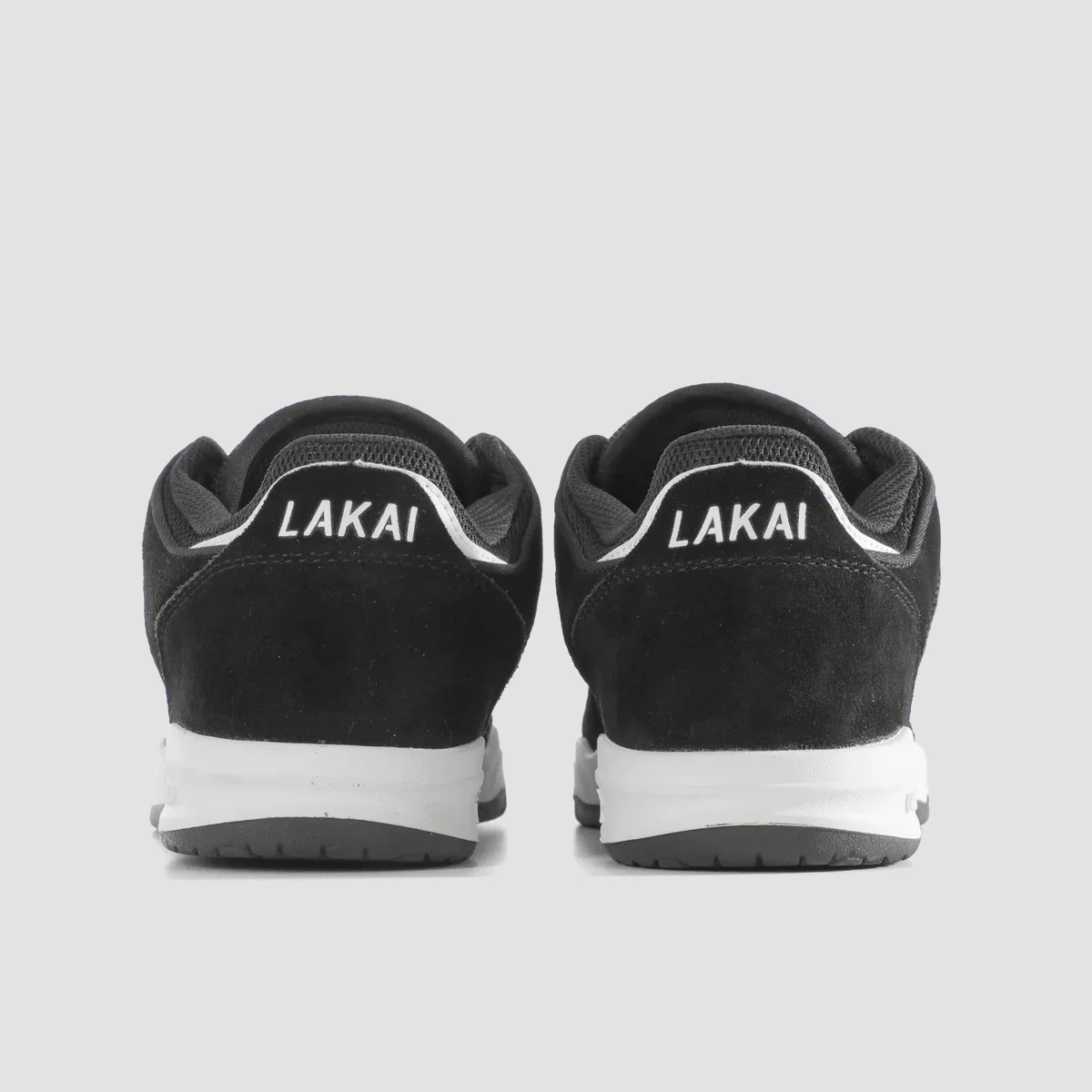 Lakai Telford Low Shoes - Black/White Leather - Image 3