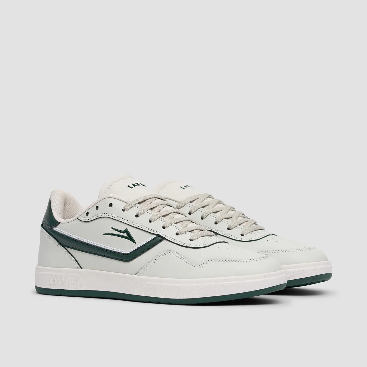 Lakai Terrace Shoes - Cream/Pine Leather - Image 2