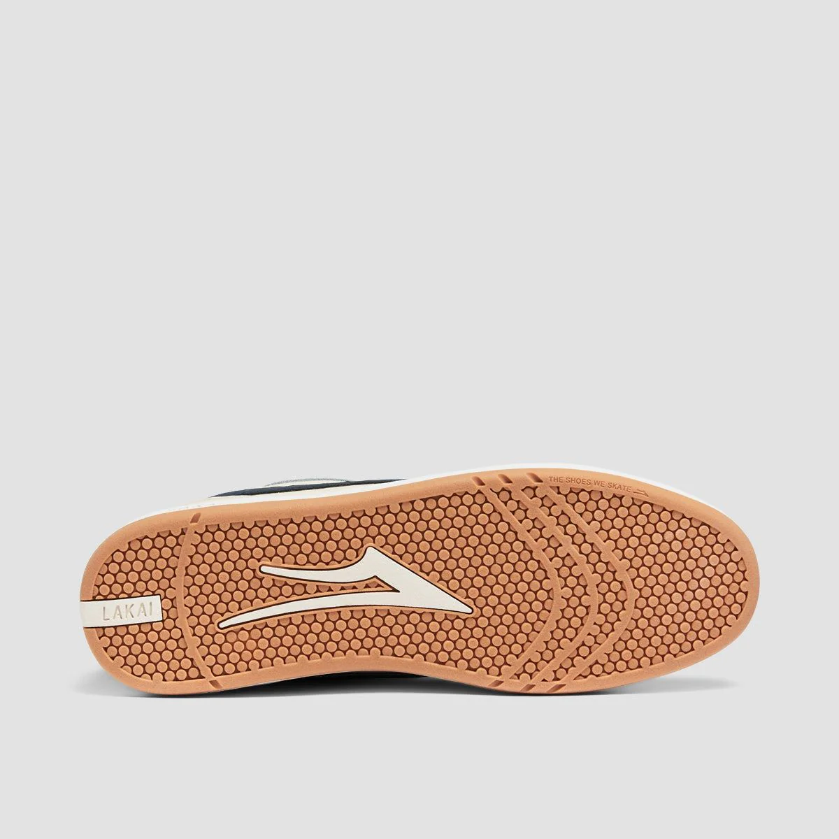 Lakai Terrace Shoes - Cream/Navy Suede - Image 5