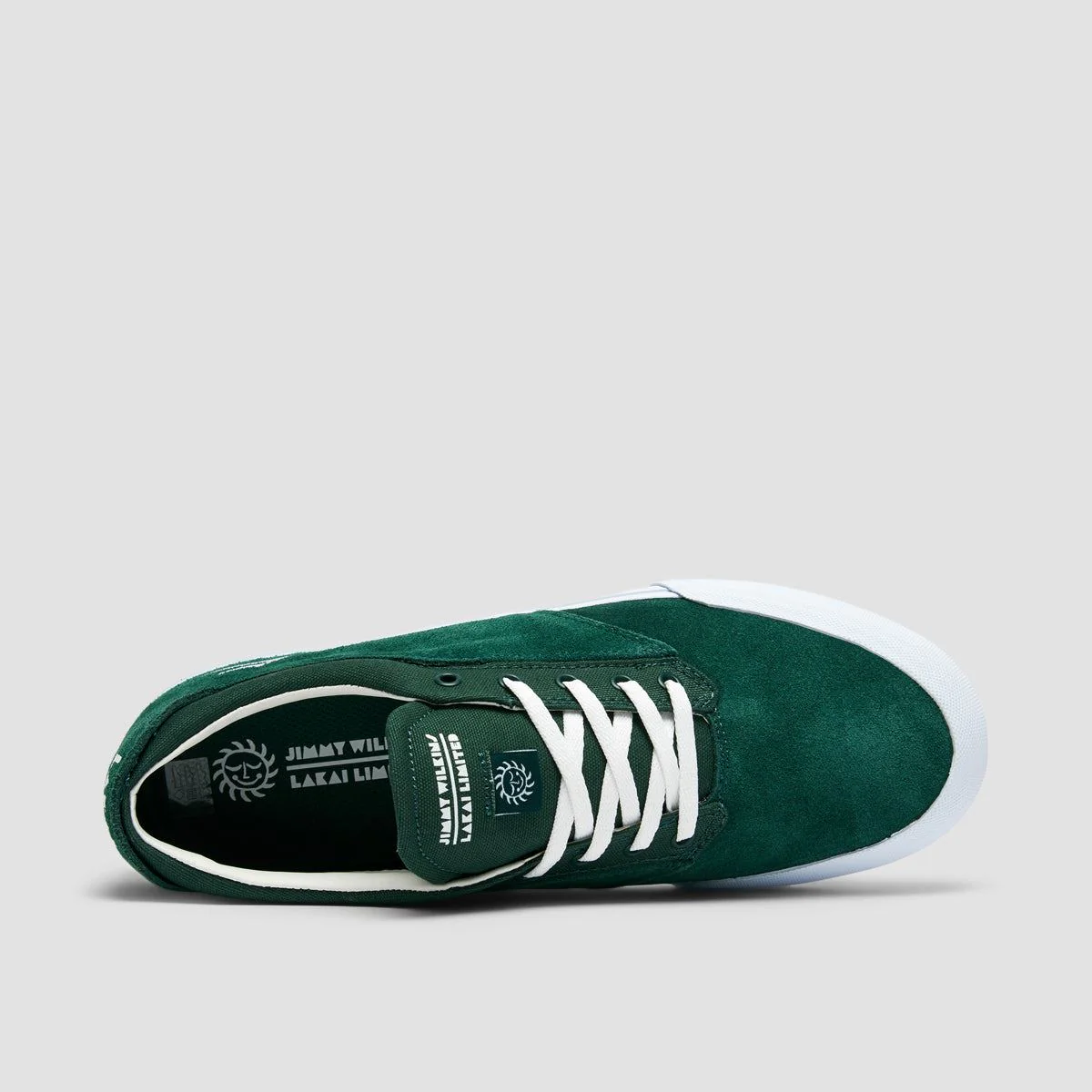 Lakai Wilkins VLK Shoes - Green Suede - Image 4