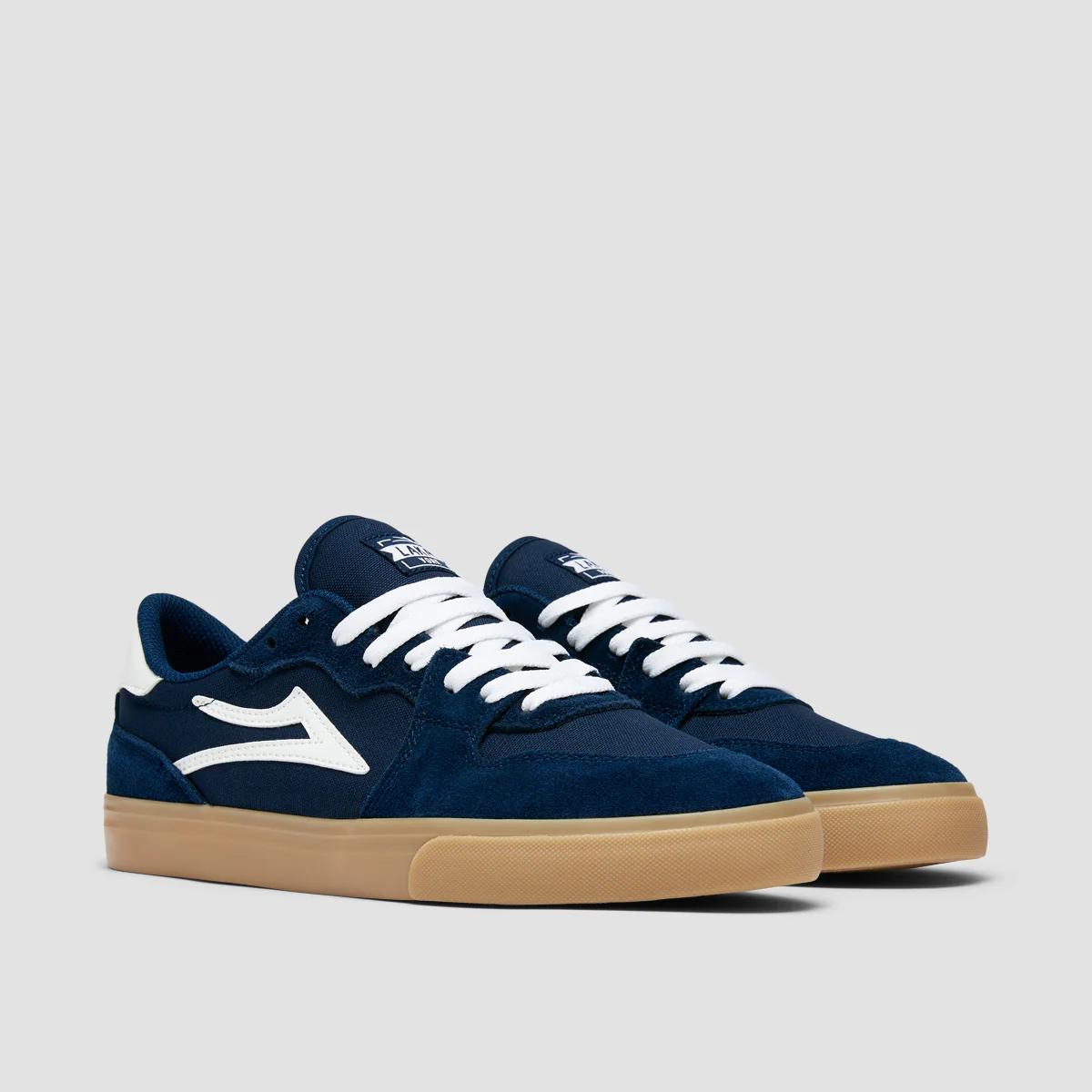 Lakai York Shoes - Navy/Gum Suede - Image 2