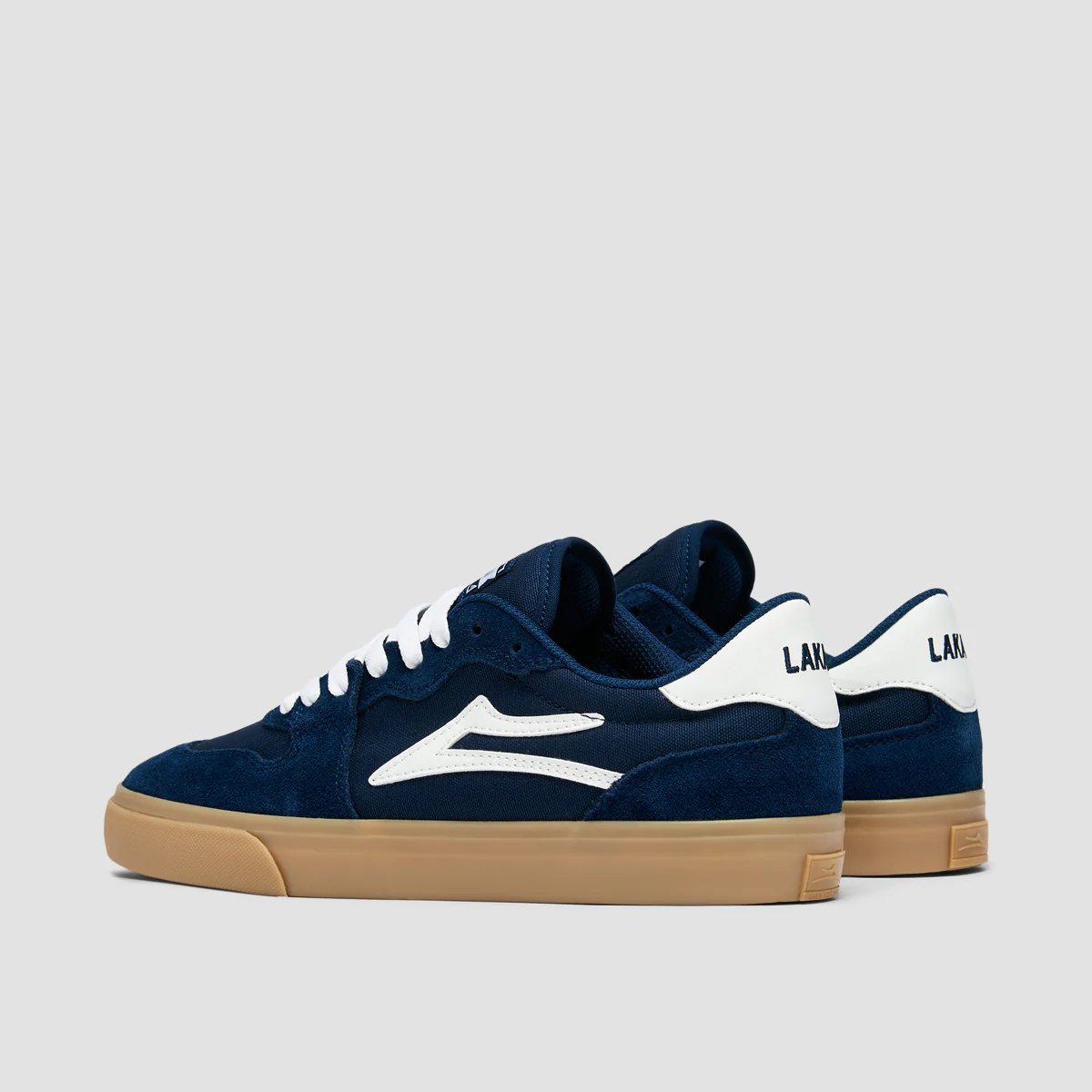 Lakai York Shoes - Navy/Gum Suede - Image 3