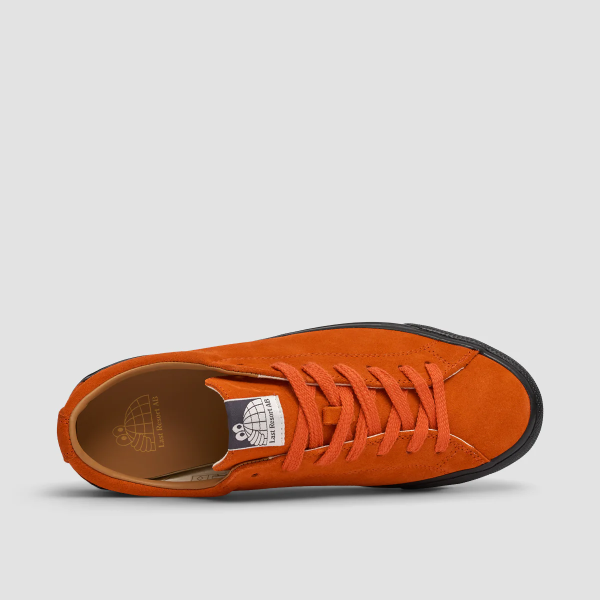 Last Resort AB VM003 Suede Lo Shoes - Flame Orange/Black - Image 4