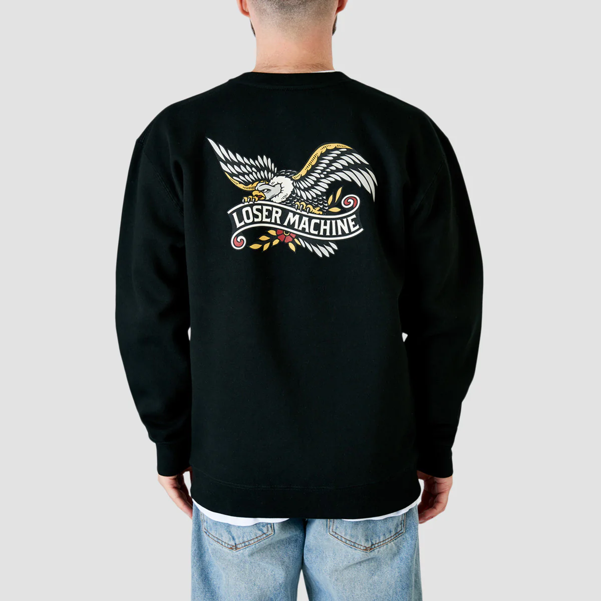 Loser Machine Glorybound Crew Sweatshirt Black - Image 2